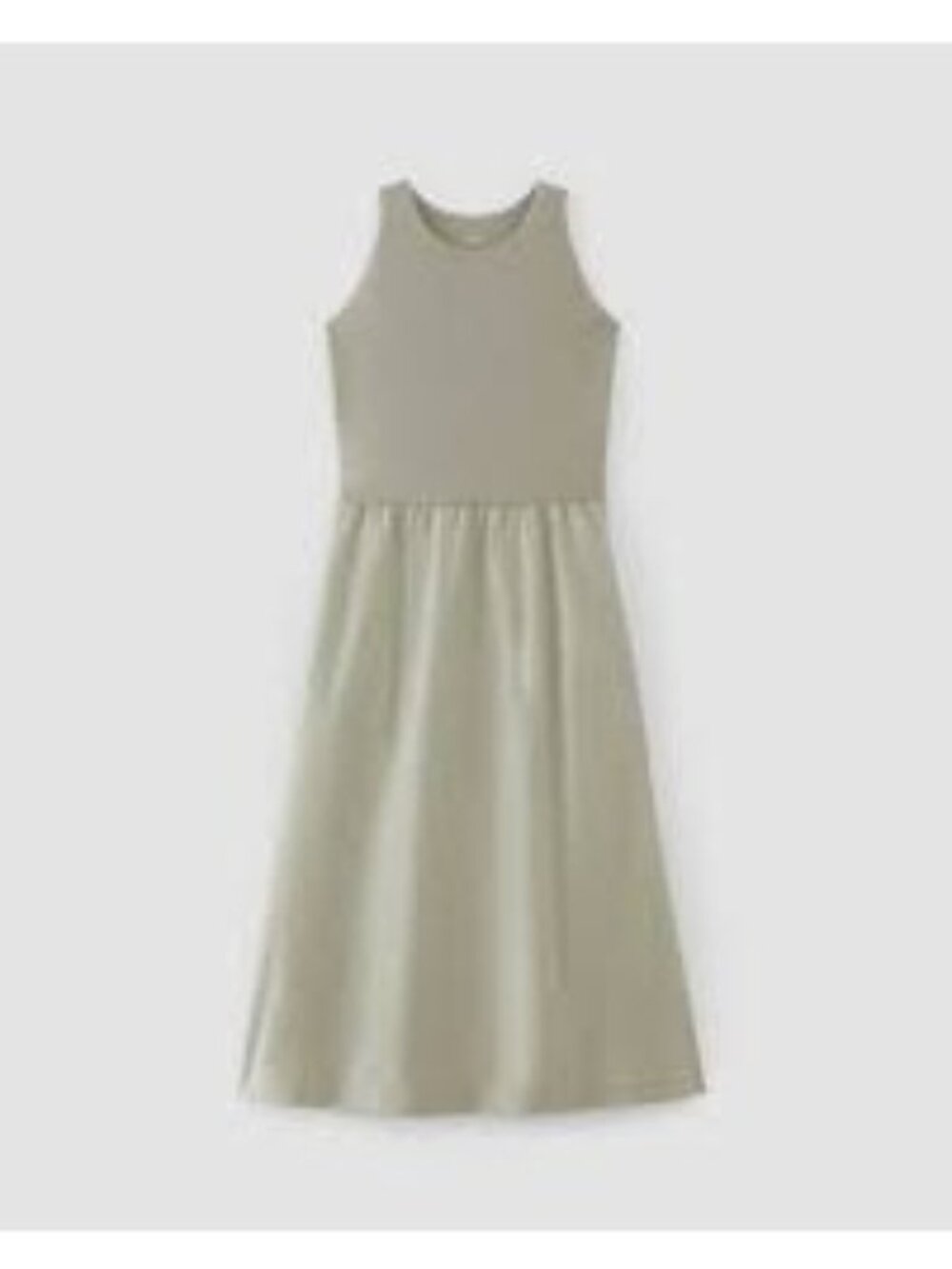 NWT Everlane The Supima High-Neck Riveria Dress, Size Small